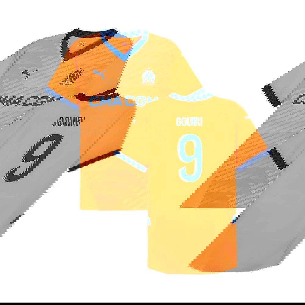 2024-2025 Marseille Third Authentic Shirt (Gouiri 9)