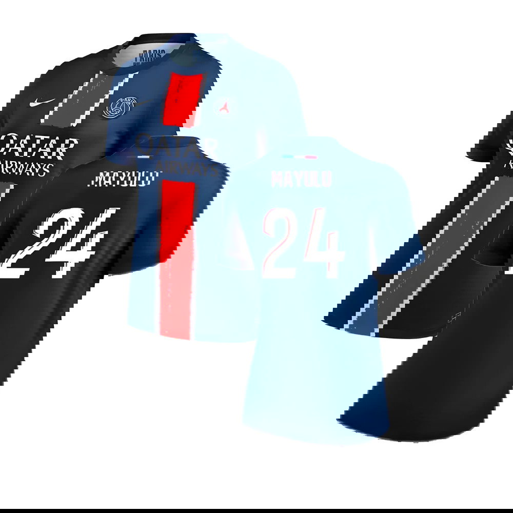 2024-2025 PSG Home Shirt (Womens) (Mayulu 24)