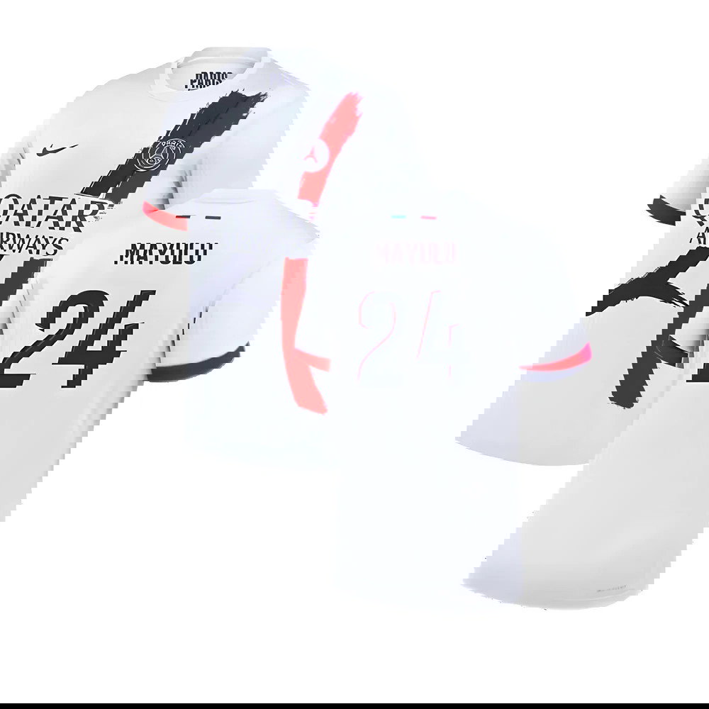 2024-2025 PSG Away Authentic Dri-ADV Shirt (Mayulu 24)