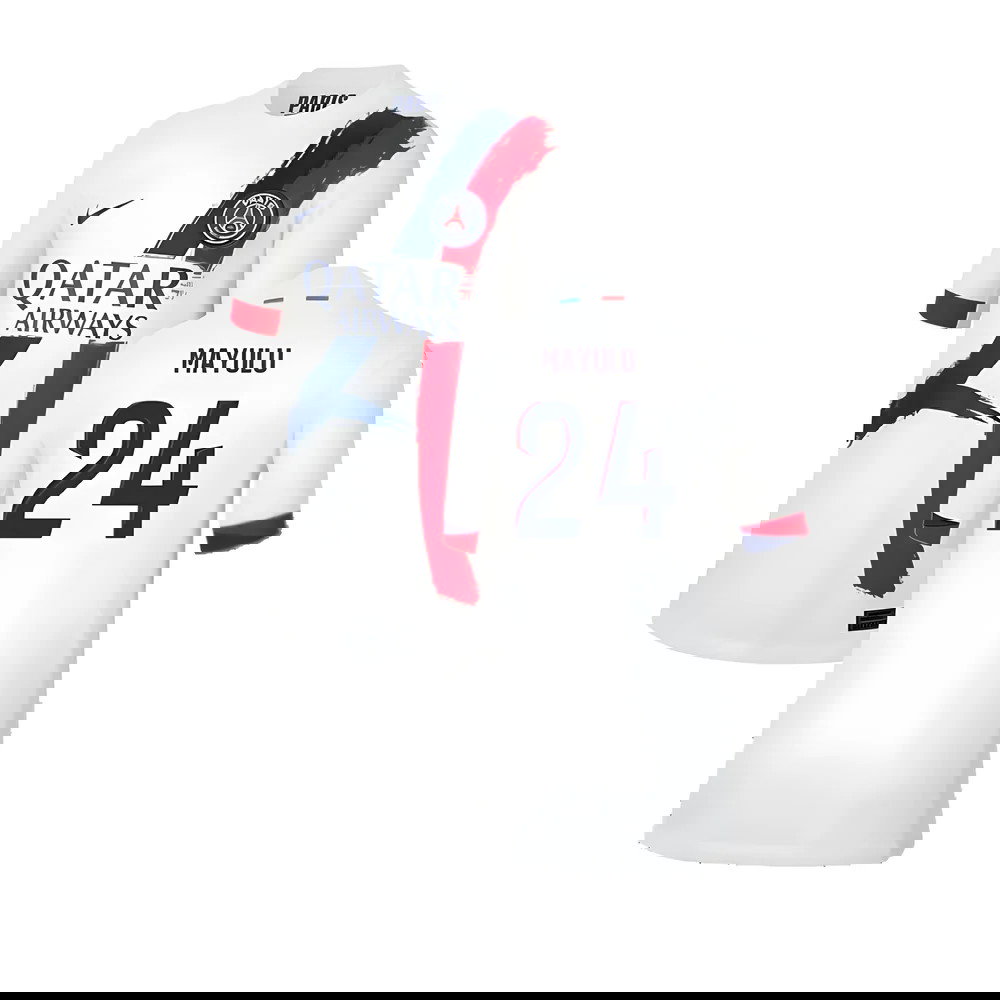 2024-2025 PSG Away Shirt (Kids) (Mayulu 24)