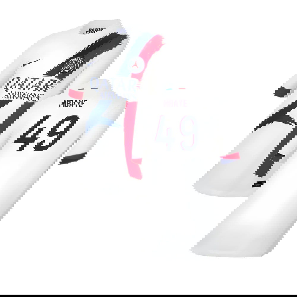 2024-2025 PSG Away Shirt (Kids) (Mbaye 49)