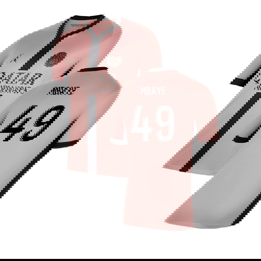 2024-2025 PSG Third Shirt (Mbaye 49)