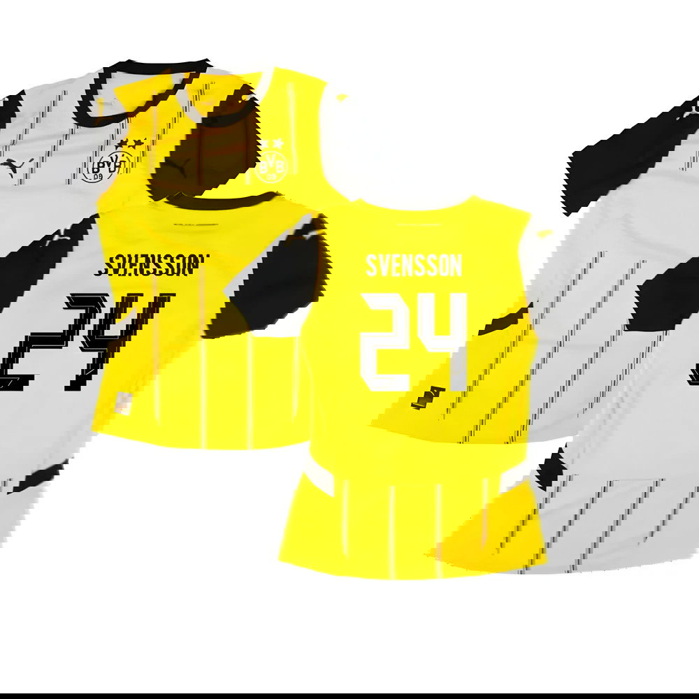 2024-2025 Borussia Dortmund Home Shirt (Ladies) (Svensson 24)