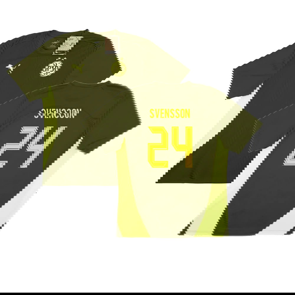 2024-2025 Borussia Dortmund Training Shirt (Myrtle) (Svensson 24)