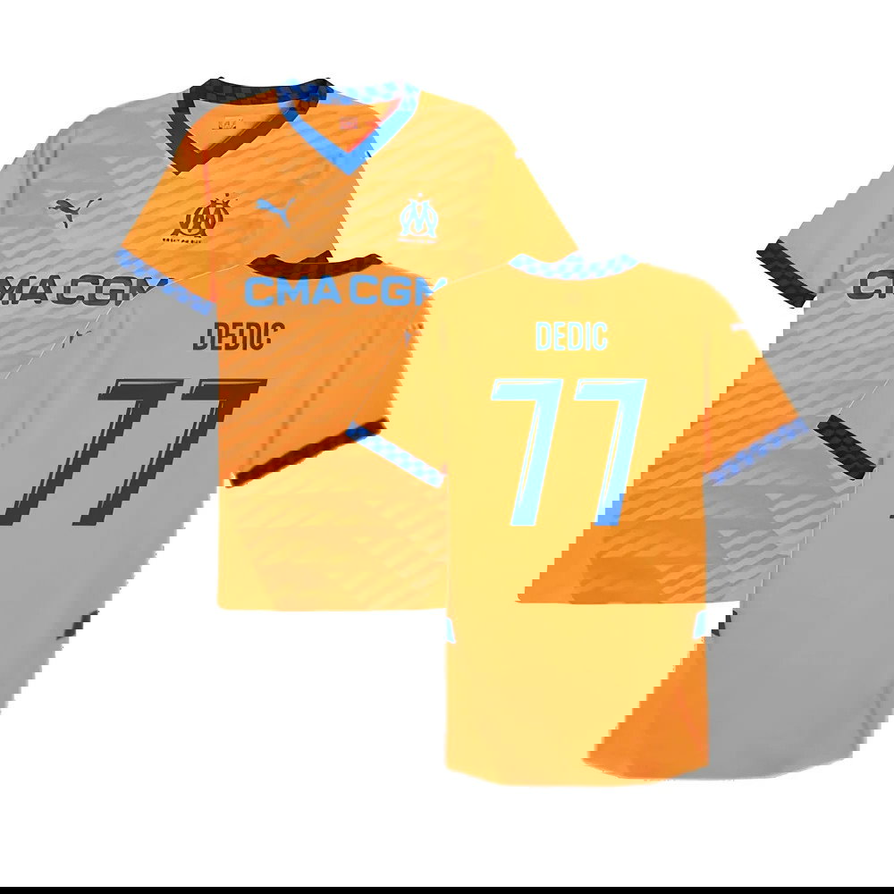 2024-2025 Marseille Third Authentic Shirt (Dedic 77)