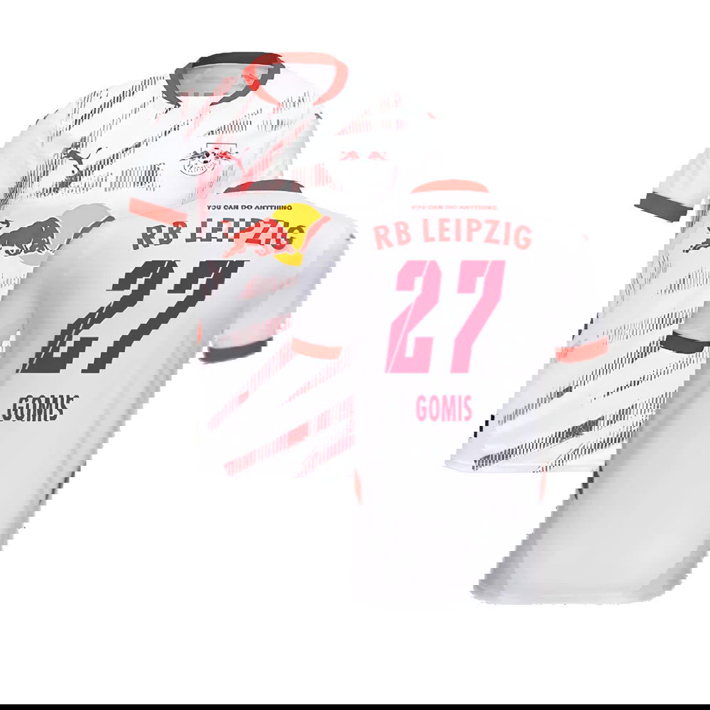 2024-2025 Red Bull Leipzig Home Shirt (Kids) (Gomis 27)