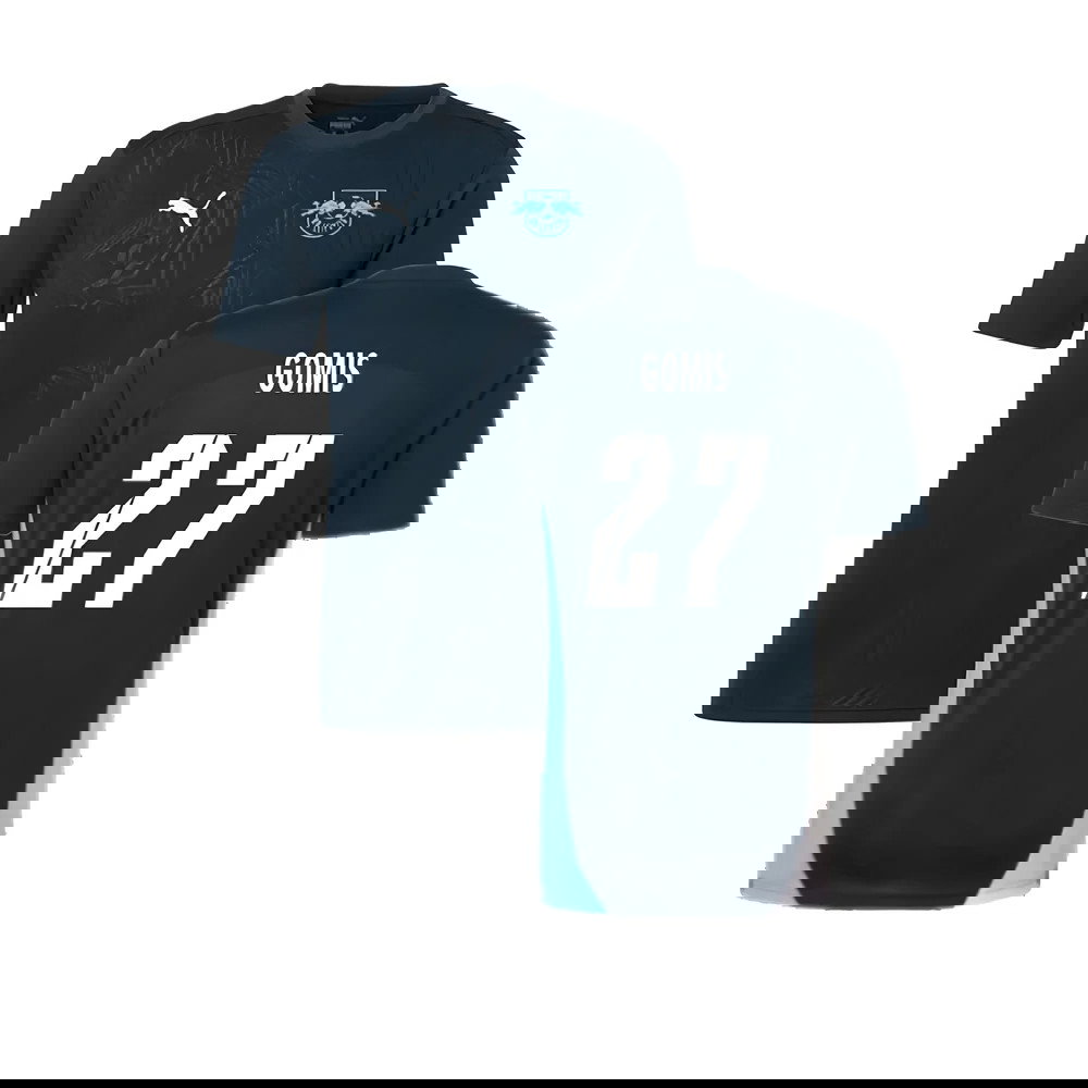 2024-2025 Red Bull Leipzig Pre-Match SS Shirt (Aqua) (Nedeljkovic 21)