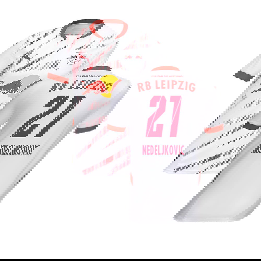 2024-2025 Red Bull Leipzig Home Shirt (Kids) (Nedeljkovic 21)