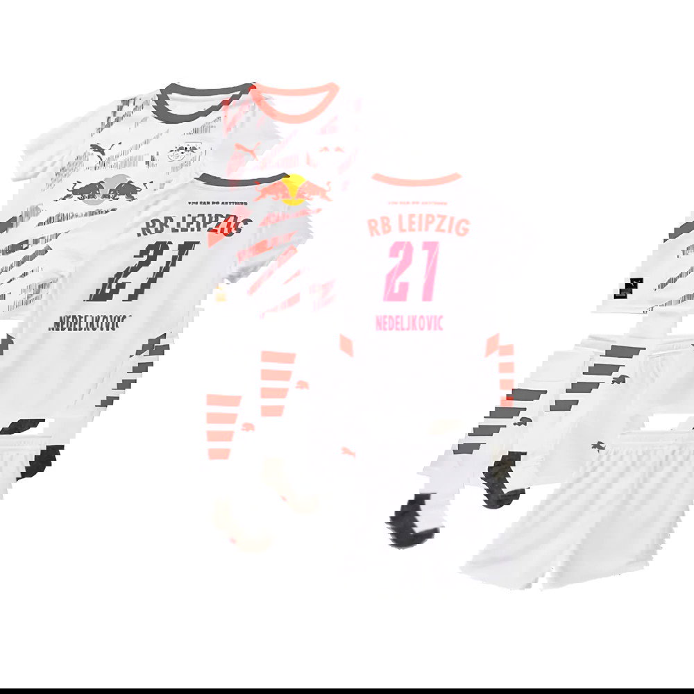 2024-2025 Red Bull Leipzig Home Mini Kit (Nedeljkovic 21)