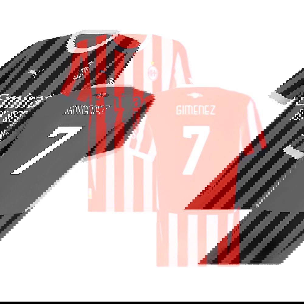 2024-2025 AC Milan Home Shirt (Womens) (Gimenez 7)