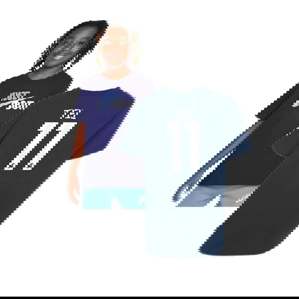 2024-2025 Tottenham Hotspur Just Do It T-Shirt (Navy) - Kids (Tel 11)