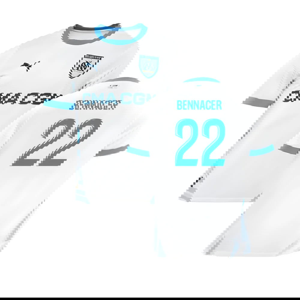 2024-2025 Marseille Home Shirt (Bennacer 22)