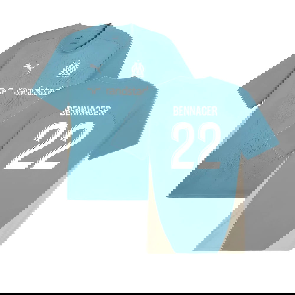 2024-2025 Marseille Training Shirt (Bold Blue) (Bennacer 22)