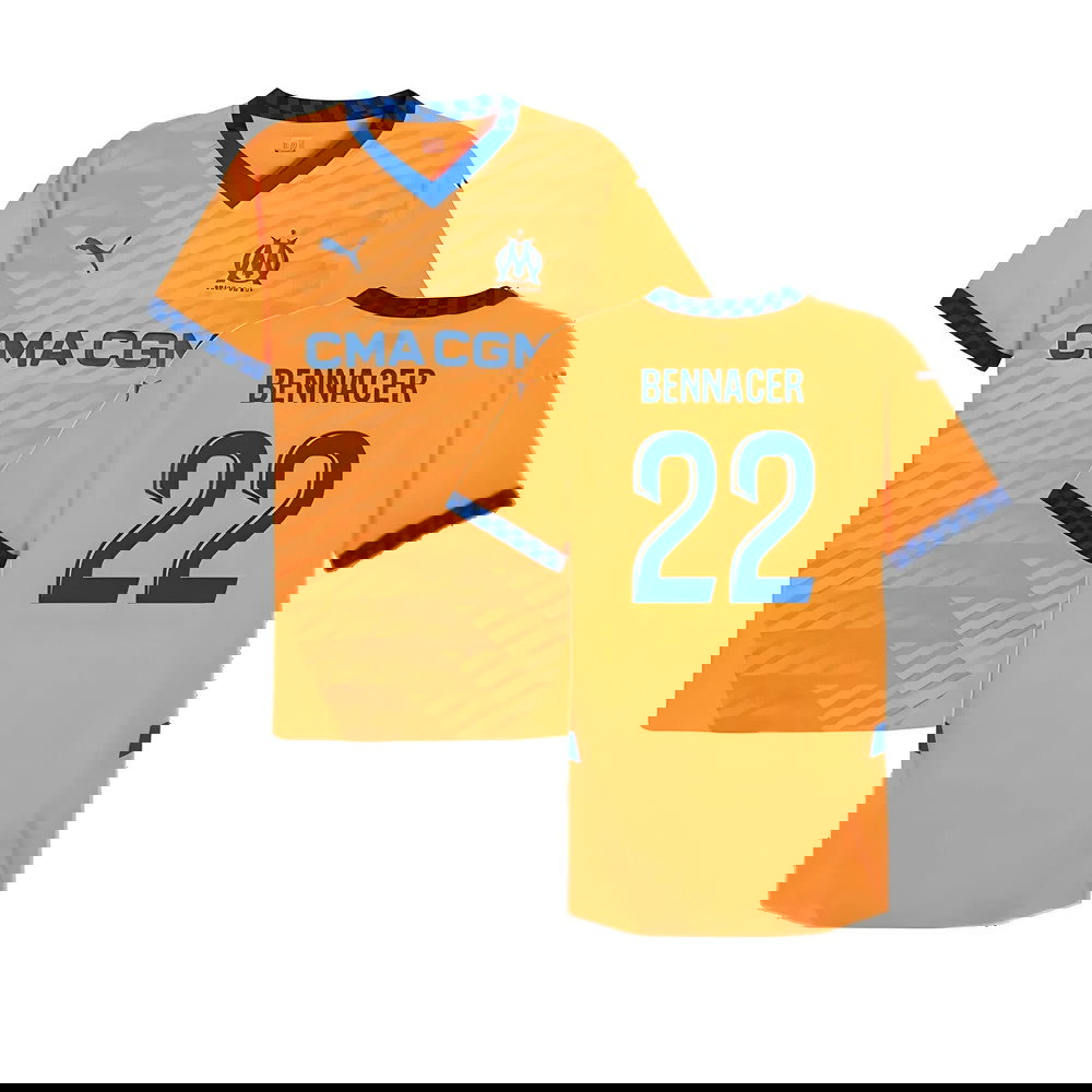2024-2025 Marseille Third Authentic Shirt (Bennacer 22)