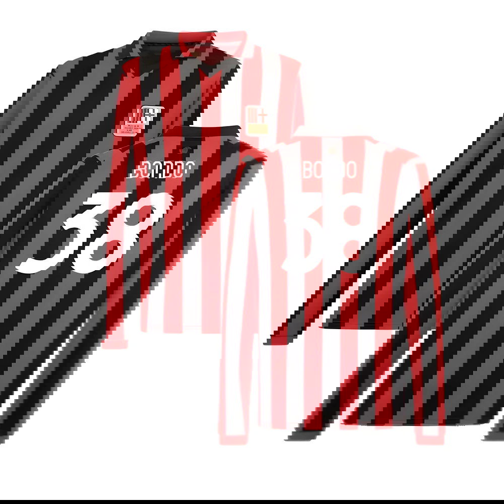AC Milan 125th Authentic Shirt LS (Black-Red) (Bondo 38)