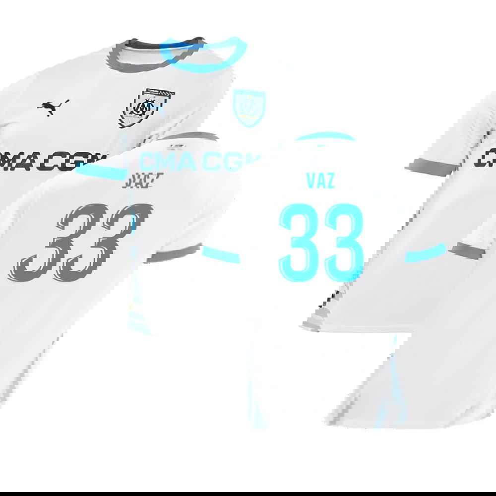 2024-2025 Marseille Home Shirt (Womens) (Vaz 33)
