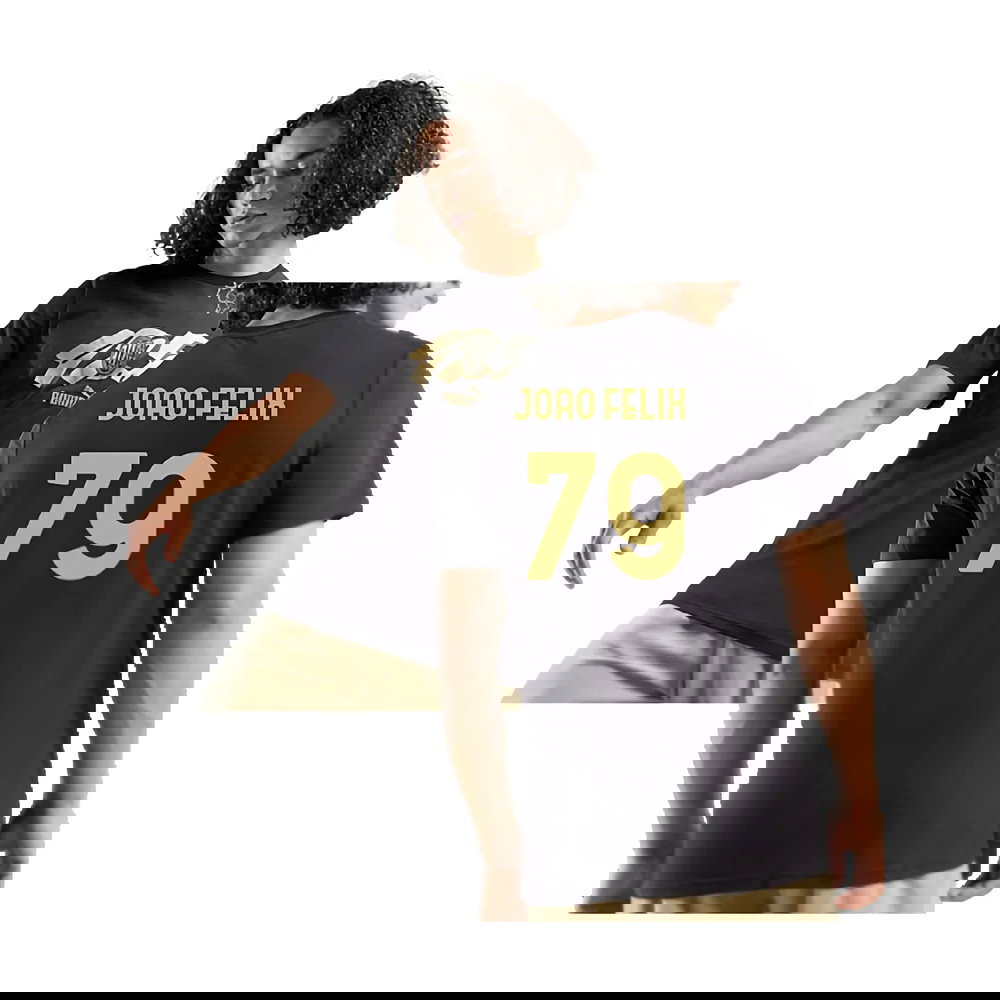 AC Milan 125th Anniversary ftblCulture Tee (Black) (Joao Felix 79)