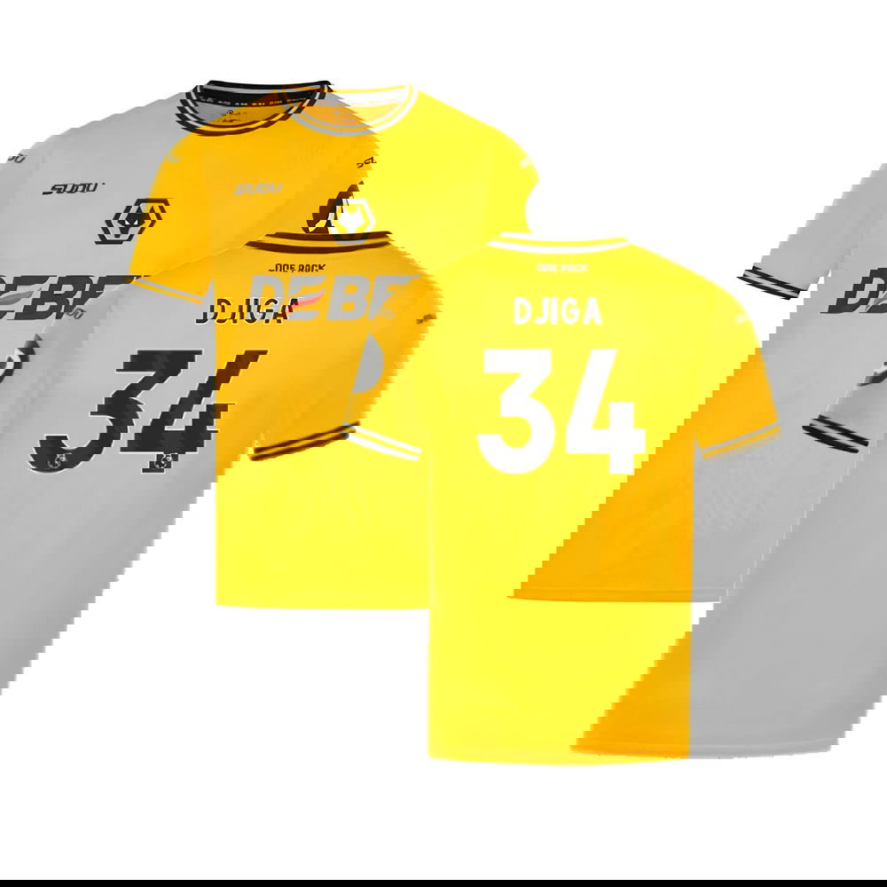 2024-2025 Wolves Home Shirt (Djiga 34)