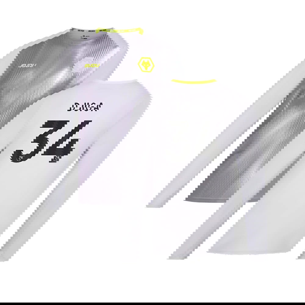 2024-2025 Wolves Players Training Long Sleeved Tee (Grey) (Djiga 34)