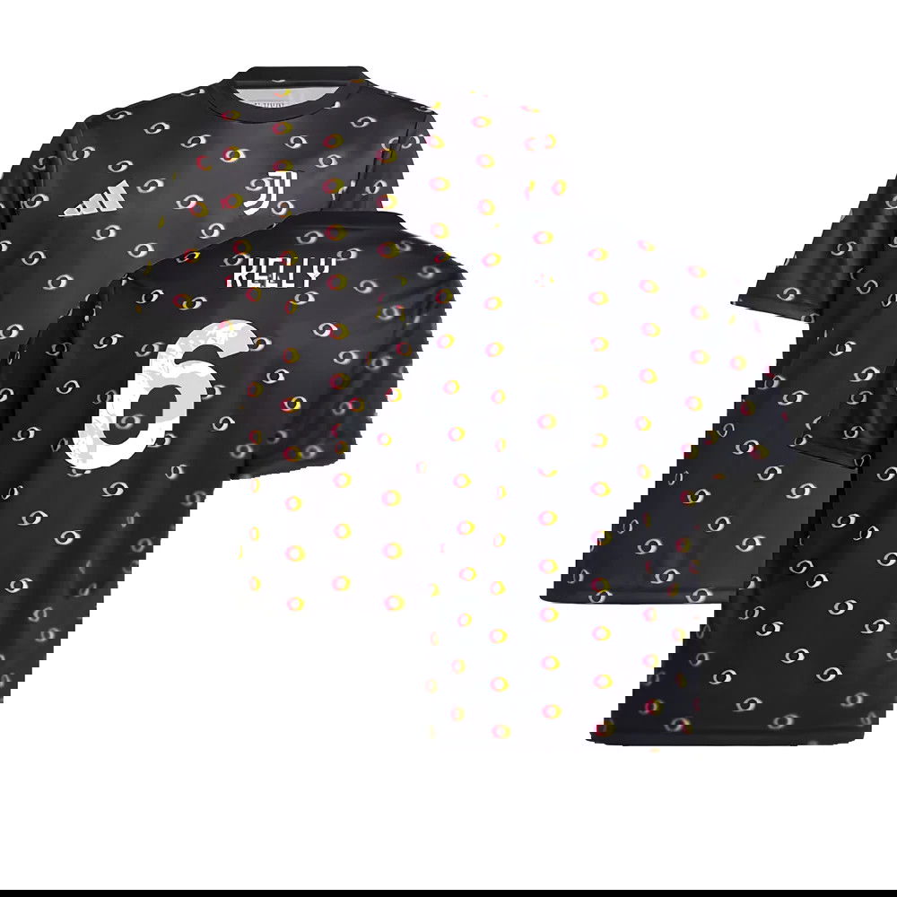 2024-2025 Juventus Pre-Match Shirt (Black) - Kids (Kelly 6)