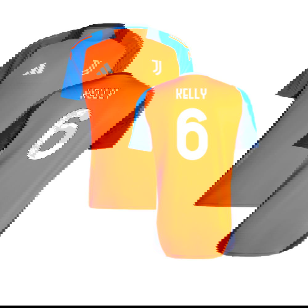 2024-2025 Juventus Training Jersey (Orange) (Kelly 6)