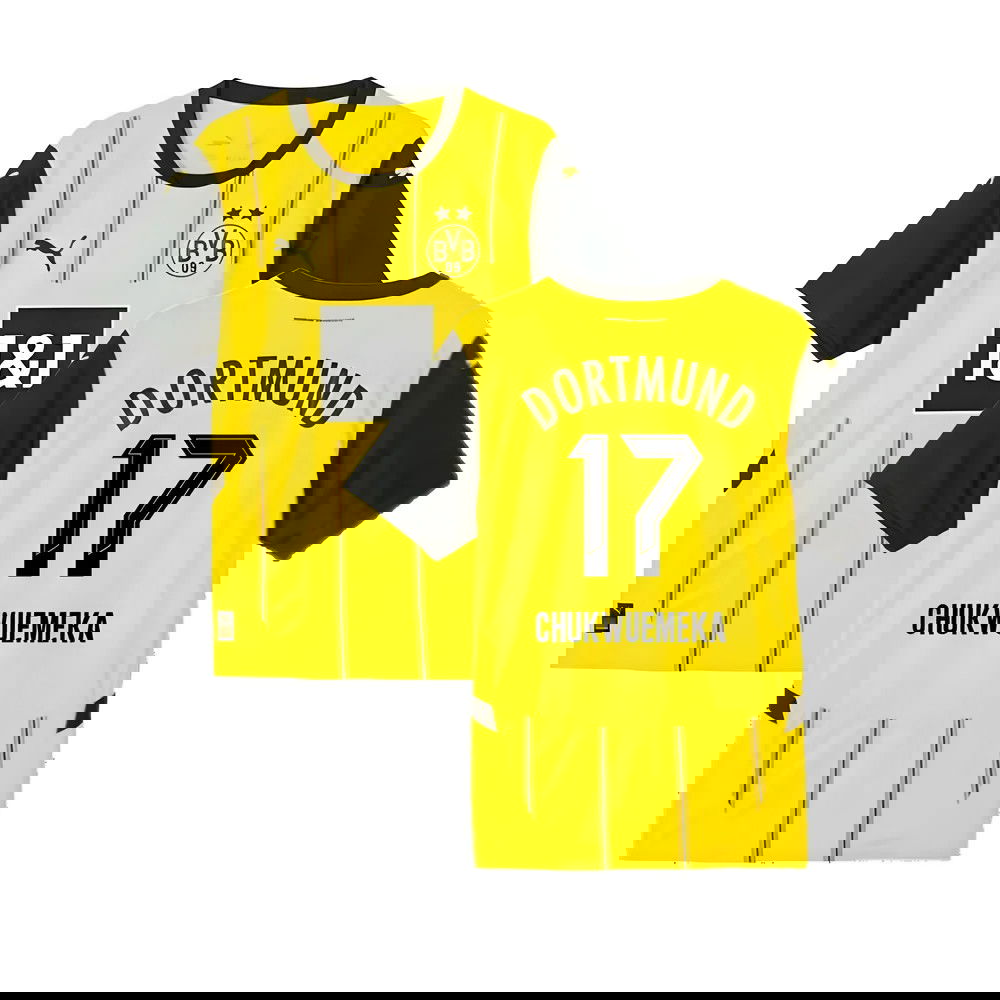2024-2025 Borussia Dortmund Home Shirt (Chukwuemeka 17)