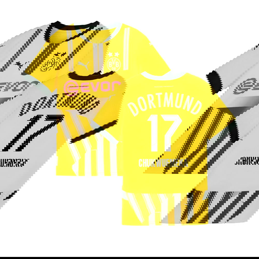 2024-2025 Borussia Dortmund Cup Shirt (Kids) (Chukwuemeka 17)