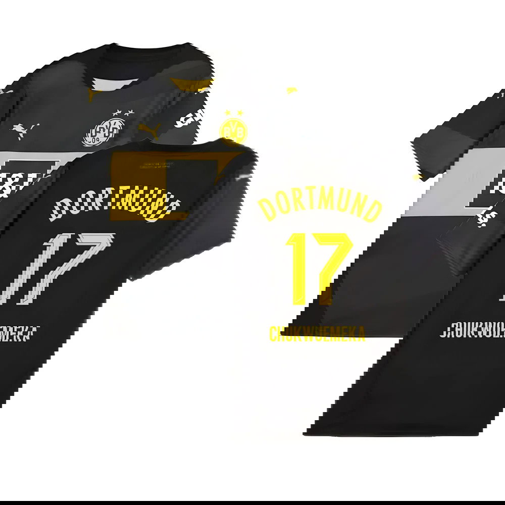 2024-2025 Borussia Dortmund Away Shirt (Kids) (Chukwuemeka 17)