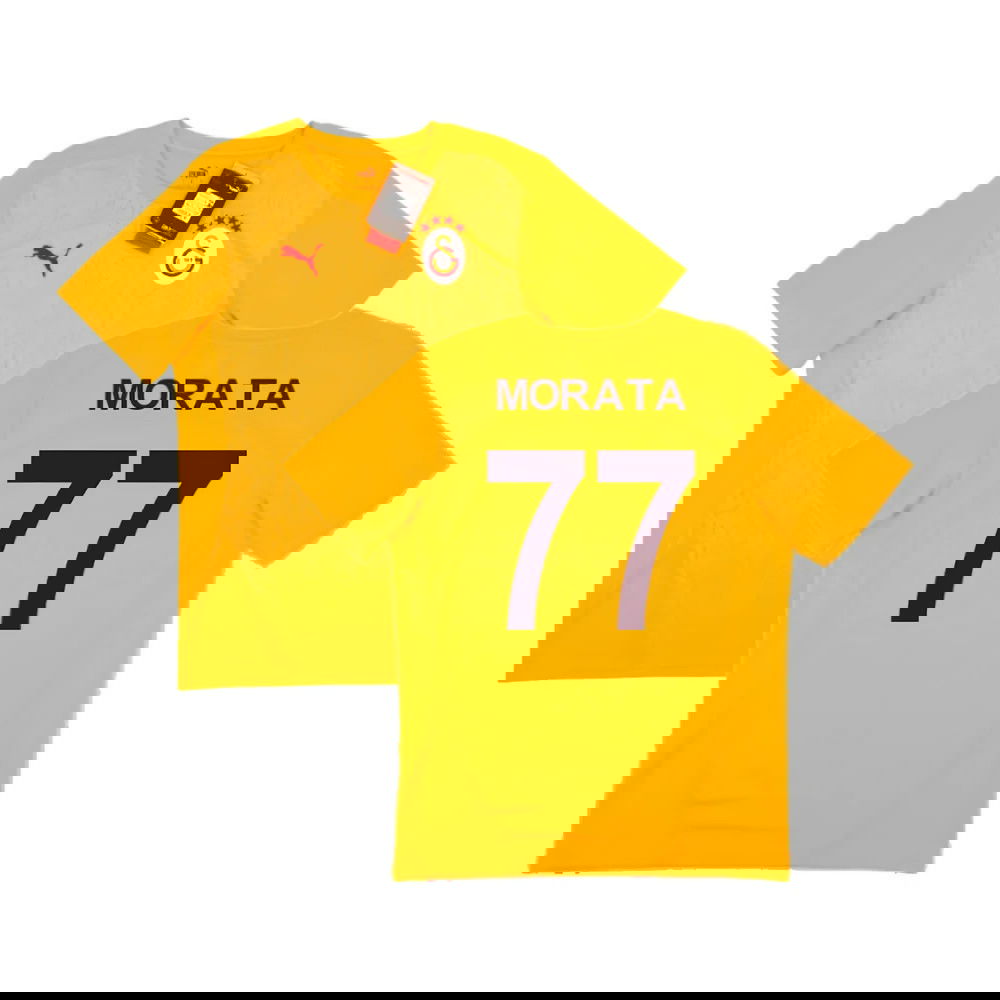 2024-2025 Galatasaray Training Shirt (Orange) (Morata 77)