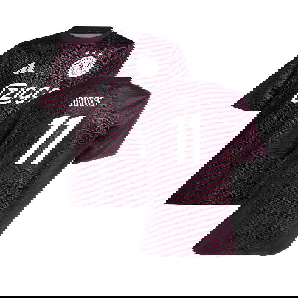 2024-2025 Ajax Pre Match Shirt (Black) - Kids (Godts 11)