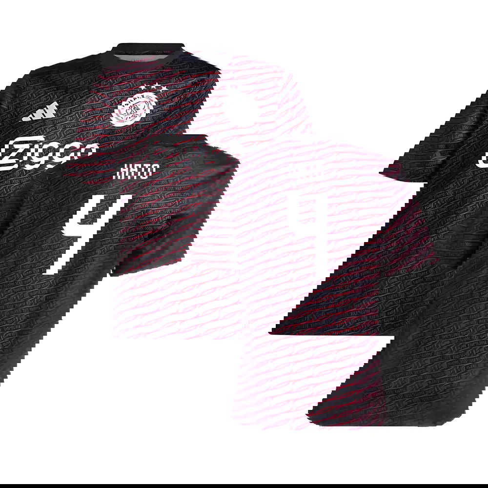2024-2025 Ajax Pre Match Shirt (Black) - Kids (Hato 4)