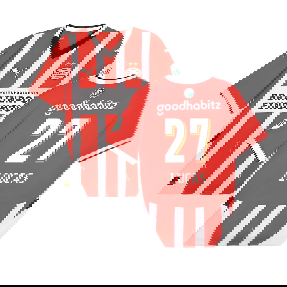 2024-2025 PSV Eindhoven Home Shirt (Lucas 27)
