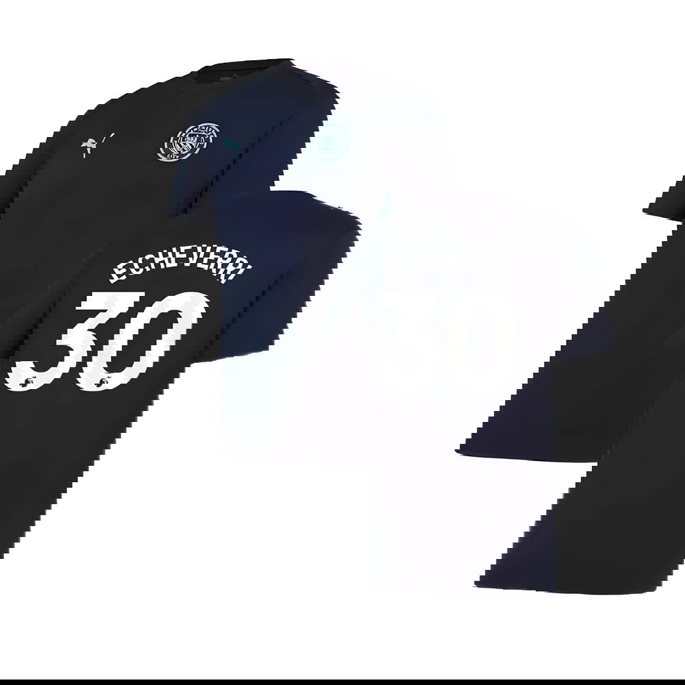 2024-2025 Man City Training Shirt (Inky Blue) - Kids (Echeverri 30)