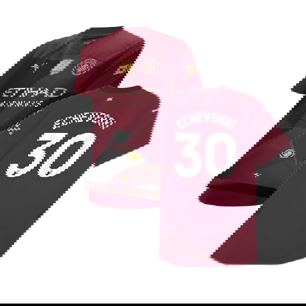 2024-2025 Man City Third Authentic Shirt w/packaging (Echeverri 30)