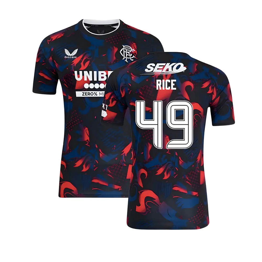 2024-2025 Rangers Third Authentic Pro Shirt (Rice 49)
