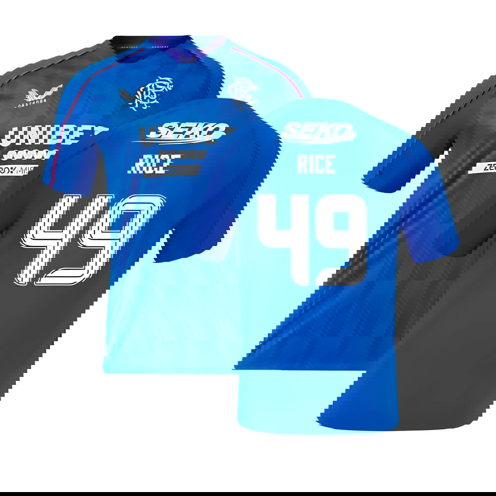 2024-2025 Rangers Home Shirt (Rice 49)