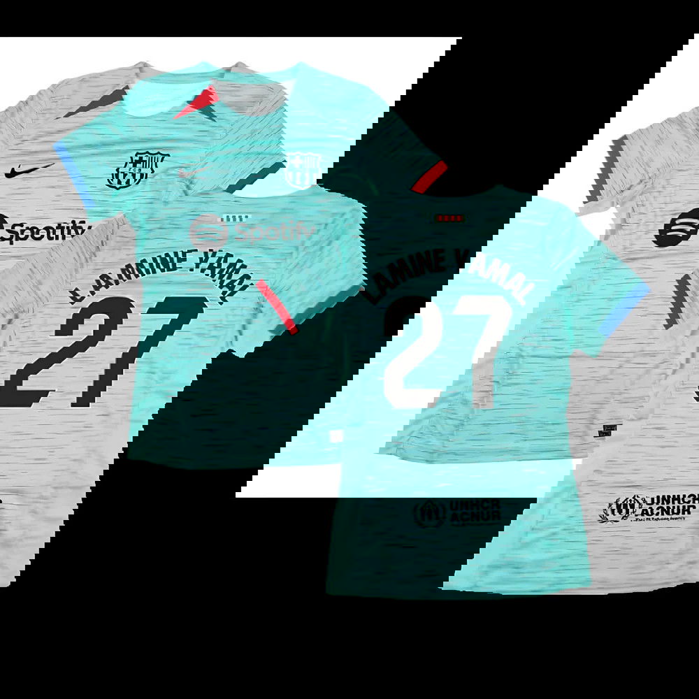 2023-2024 Barcelona Third Shirt (Womens) (Lamine Yamal 27)