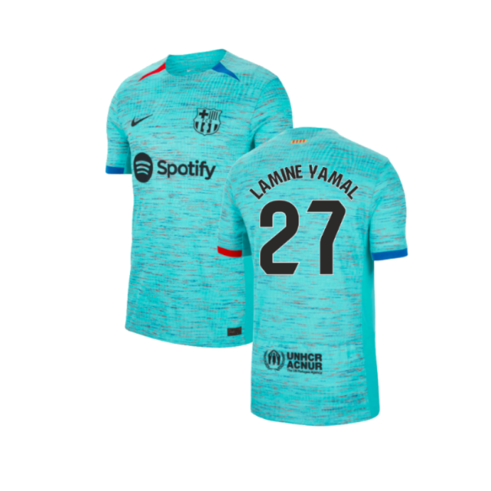 2023-2024 Barcelona Authentic Third Shirt (Lamine Yamal 27)