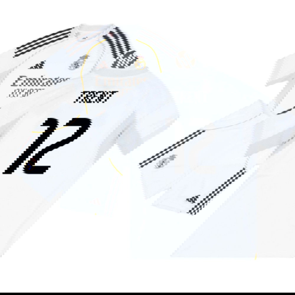 2025-2026 Real Madrid Home Youth Kit (Trent 12)