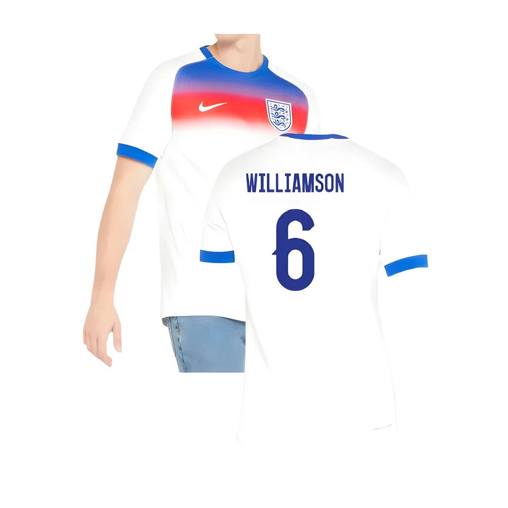2025-2026 England WEC Authentic Home Shirt - Mens (WILLIAMSON 6)