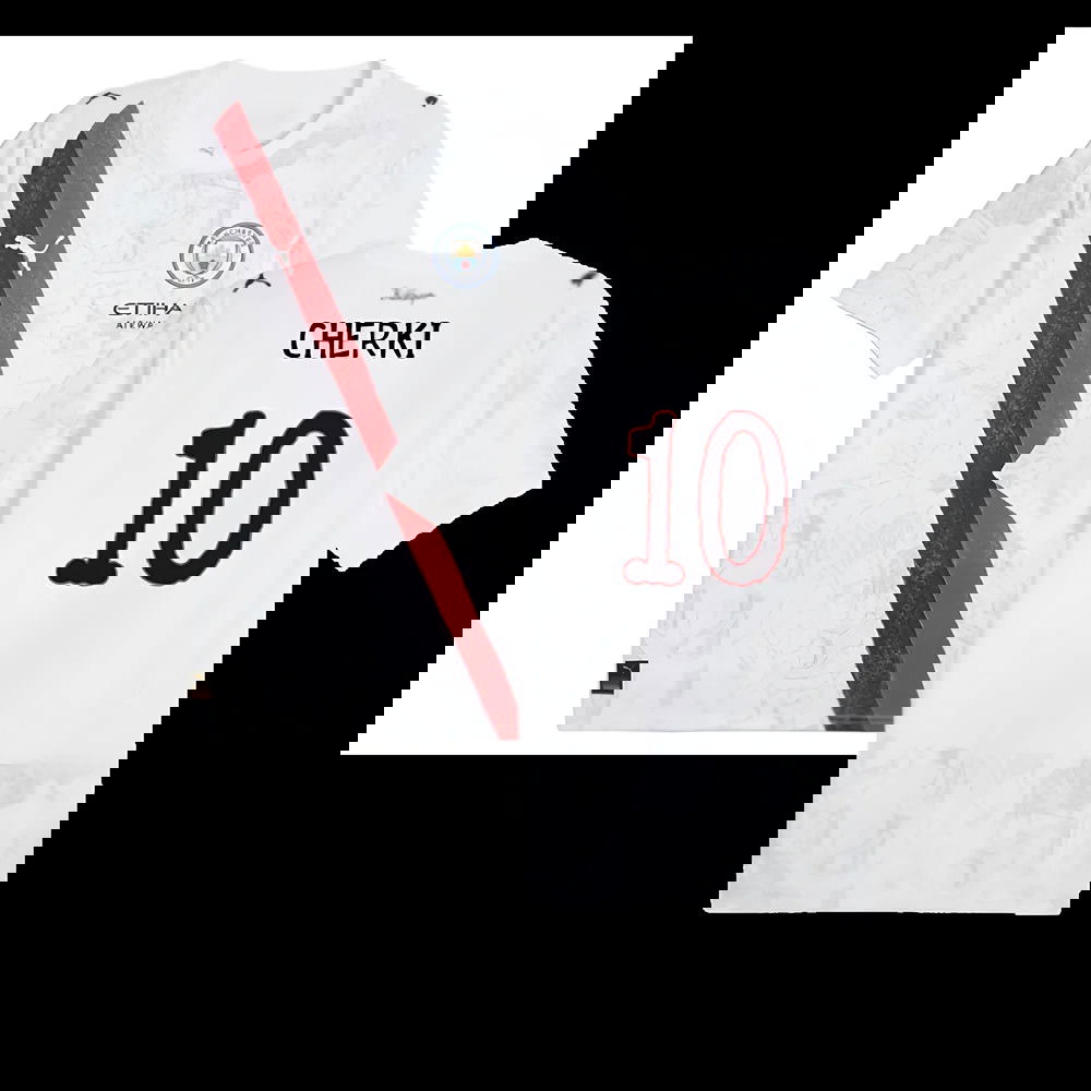 2025-2026 KIDSUPER x Manchester City CWC Shirt (White) (Cherki 10)