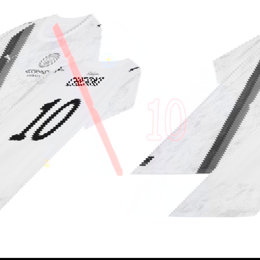 2025-2026 KIDSUPER x Manchester City CWC Shirt (White) - Womens (Cherki 10)