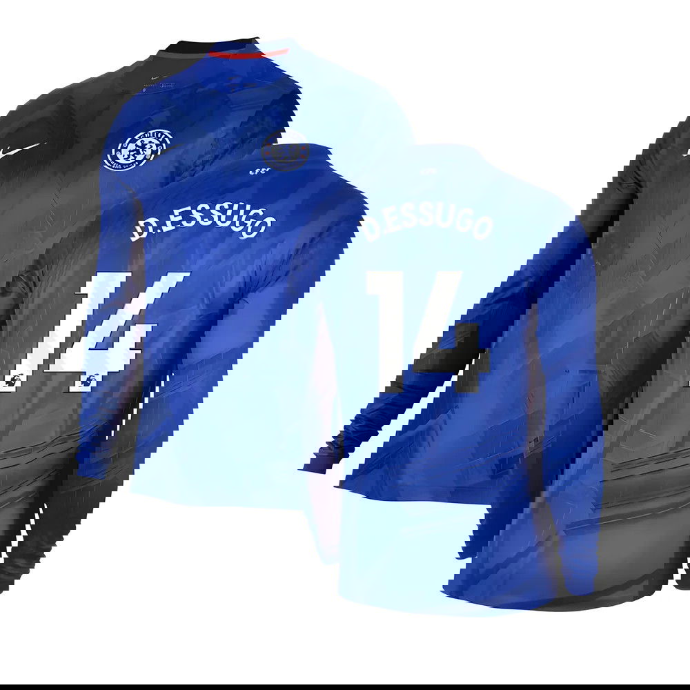 2025-2026 Chelsea Home Long Sleeve Shirt (D.Essugo 14)