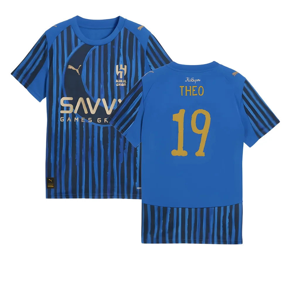 2025-2026 KIDSUPER x Al-Hilal SFC CWC Home Shirt (Blue) (Theo 19)
