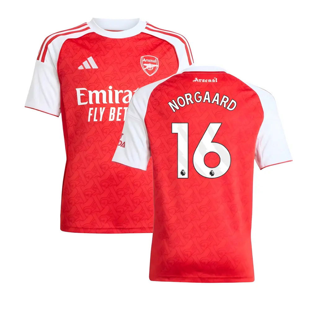 2025-2026 Arsenal Home Shirt (Kids) (Norgaard 16)