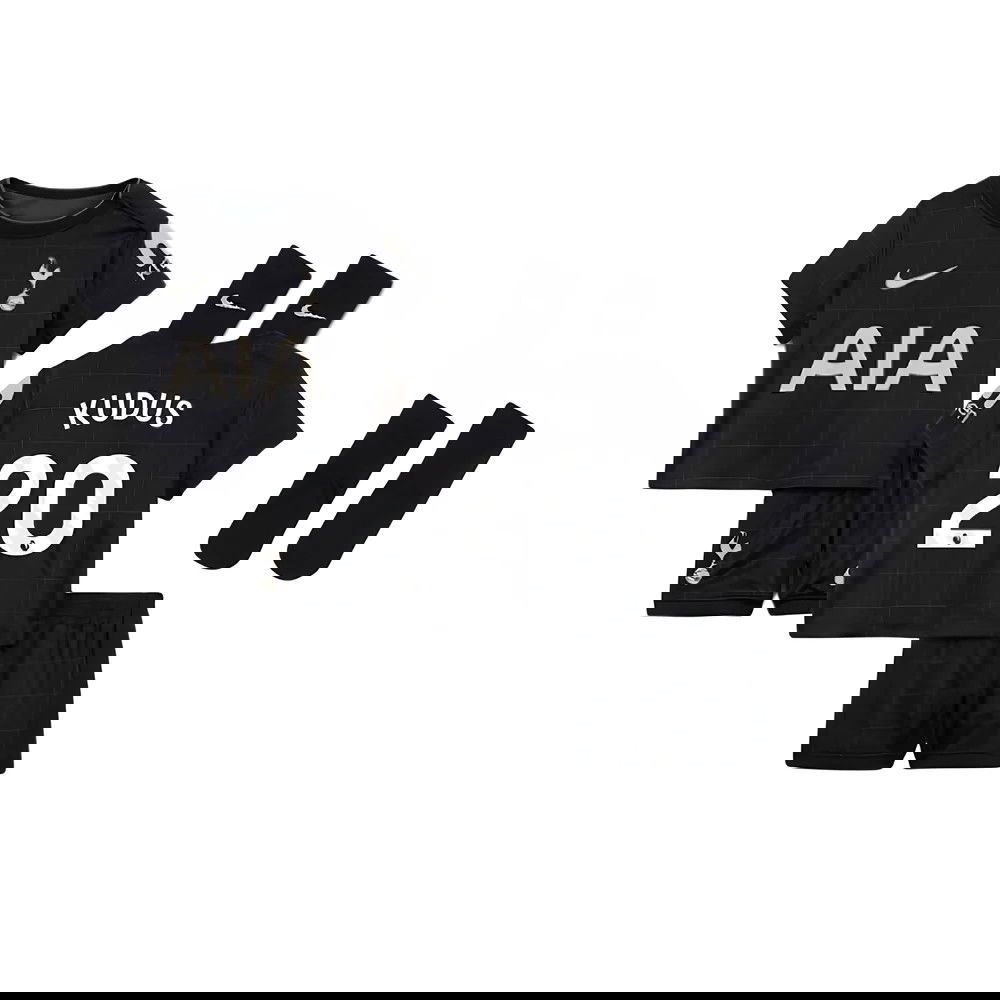 2025-2026 Tottenham Away Baby Kit (Kudus 20)
