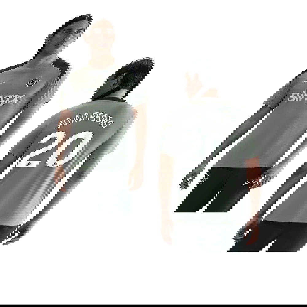 2025-2026 Chelsea Strike Training Shirt (Jade Green) (Joao Pedro 20)