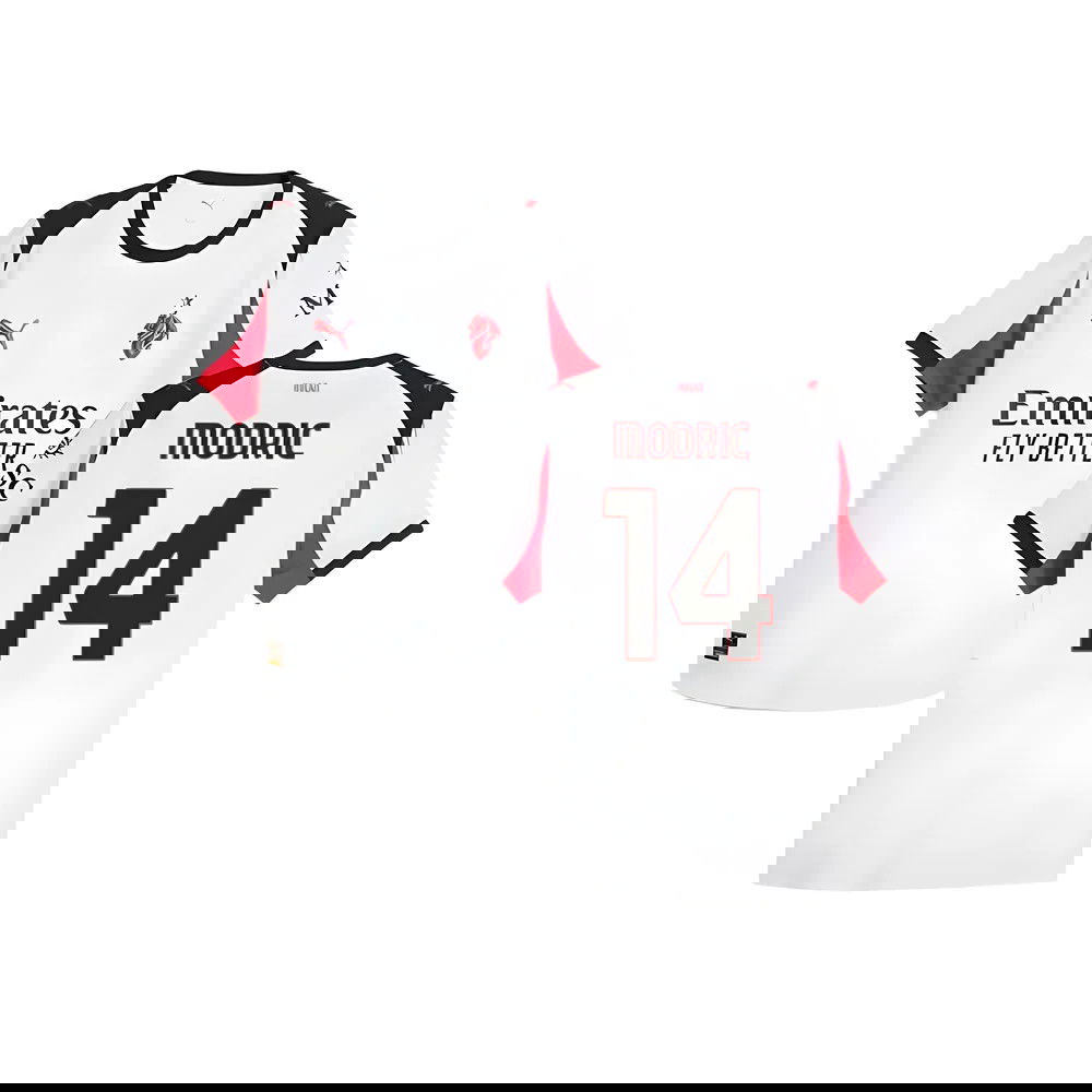 2025-2026 AC Milan Authentic Away Shirt (Modric 14)