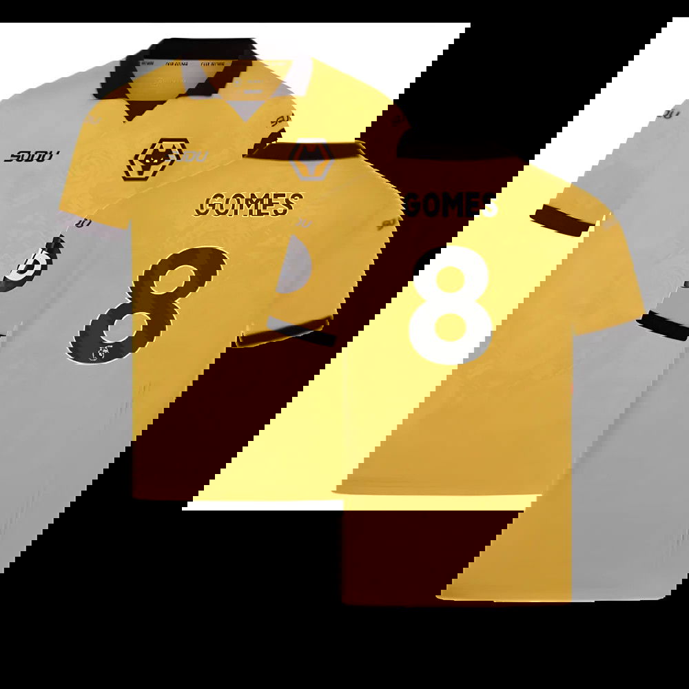 2025-2026 Wolves Home Shirt (Kids) (Gomes 8)