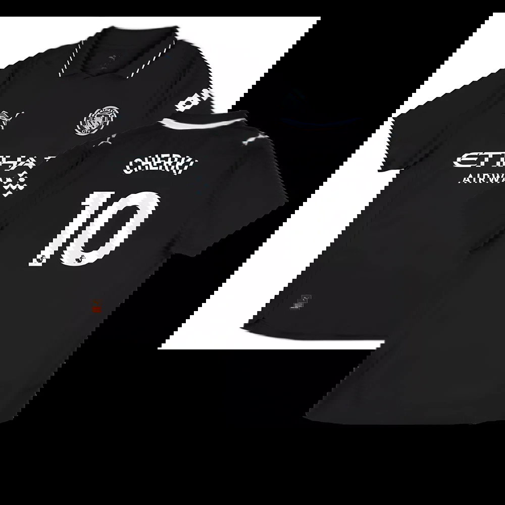 2025-2026 Man City Authentic Away Shirt (Cherki 10)